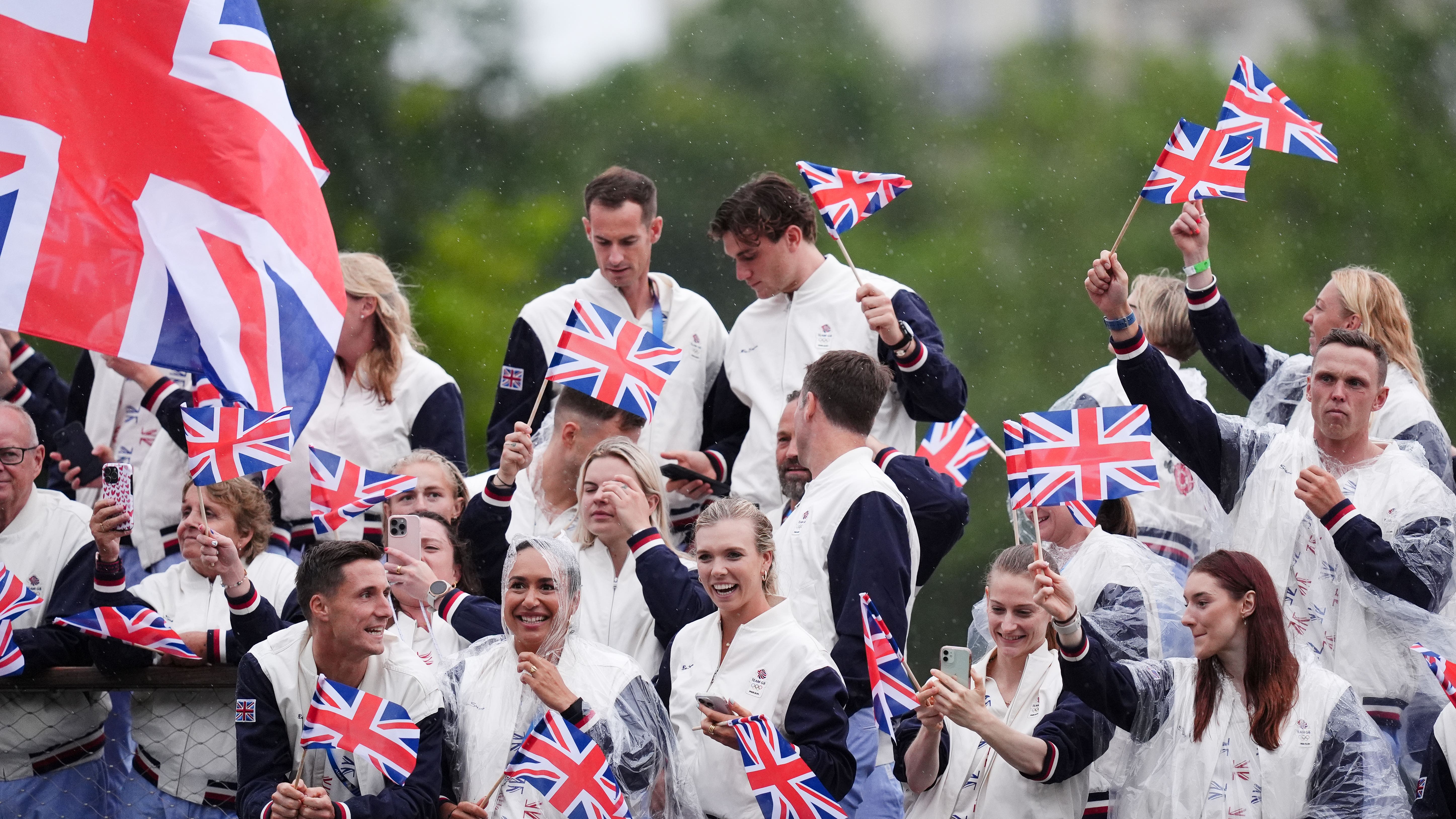 Rain puts a dampener on the Paris Olympics opening ceremony down the River Seine