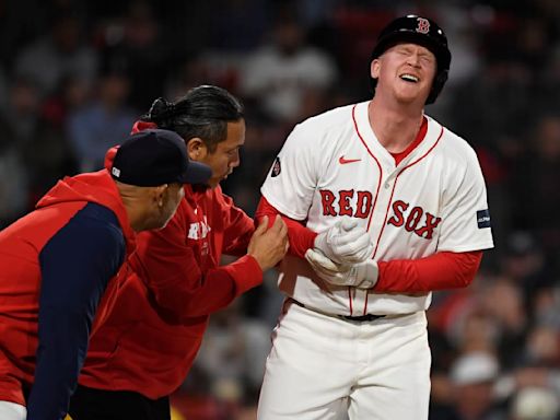 Garrett Cooper’s Red Sox debut painfully ended by injury