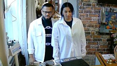 CCTV shows pair of 'fraudsters' 'tricking man into buying fake gold'