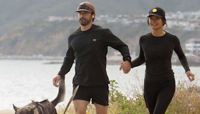 Milo Ventimiglia and Wife Jarah Mariano Hold Hands as They Enjoy PDA and Puppy-Filled Beachside Jog