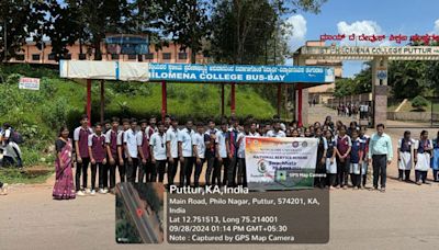 Puttur: NSS unit of St Philomena College (Autonomous) leads ‘Swachatha Hi Seva’ cleanliness drive