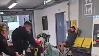 UK Police Officer Filmed Kicking And Stomping On Man's Head At Airport, Probe On