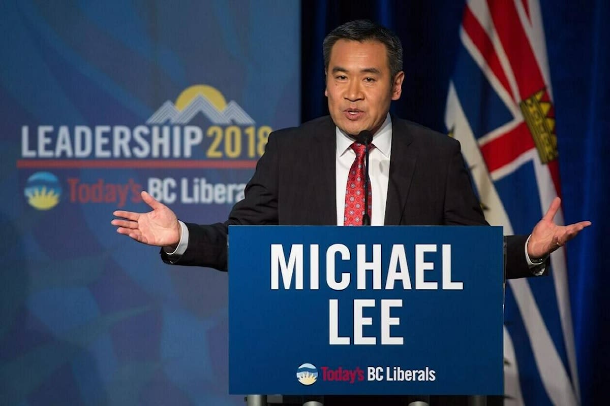 Former BC United leadership candidate Michael Lee won’t seek re-election