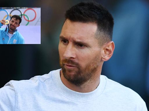 "Crack": Lionel Messi se regó en elogios hacia argentino que ganó oro en París 2024