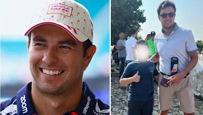 Checo Pérez causa furor fuera de las pistas de la Fórmula 1 al asistir a un partido de futbol de su hijo