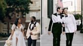 The best wedding outfits brides and grooms wore in 2022