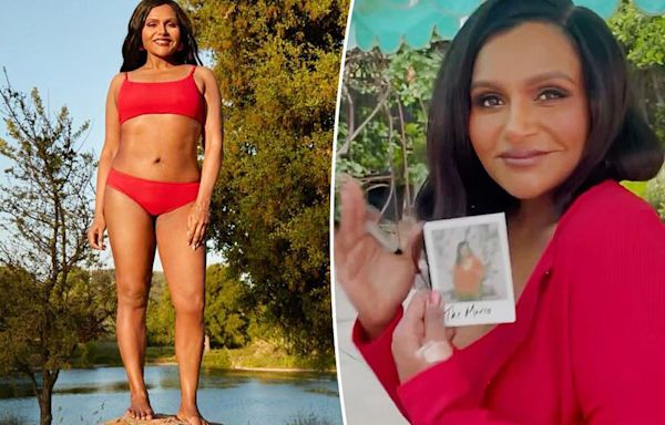 Mindy Kaling sizzles in red-hot bikini on Instagram: ‘Hot AF’