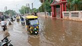 Rainwater inundates Jind roads