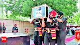 Thousands attend last rites of soldiers martyred in Doda | Jaipur News - Times of India