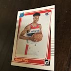 ISAIAH TODD  21-22 DONRUSS 新人RC卡 編 237 前後卡況如圖