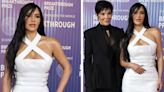 Kim Kardashian Revives Her Bodycon Dress Era in Alaia With Kris Jenner in Sheer Nina Ricci Look...