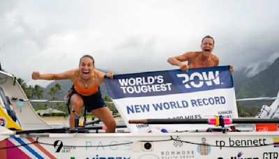 Underdog BFFs Break Pacific Rowing Record