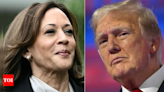 Trump's address to Christians saying 'don't have to vote' if he's reelected sparks backlash from Harris campaign - Times of India