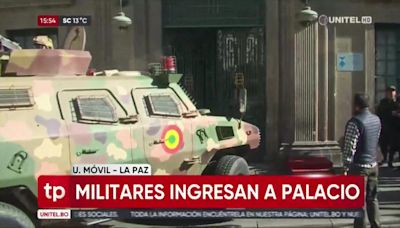 Soldiers storm Bolivian presidential palace in apparent coup attempt