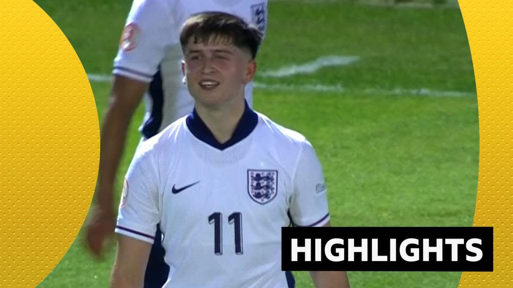 France 0-4 England: Mikey Moore scores twice for England at the European U17 Championship