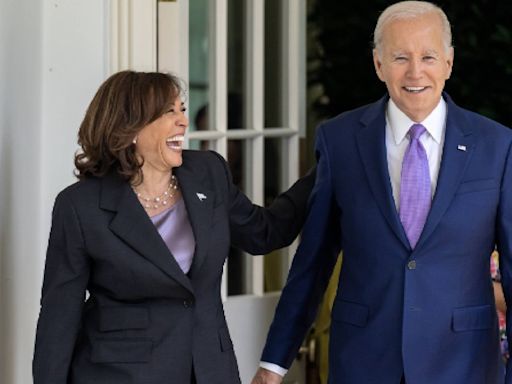 La campaña de Biden empieza a evaluar en secreto cómo mediría Kamala Harris contra Trump