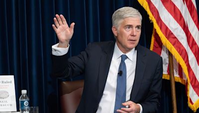 Supreme Court Justice Neil Gorsuch speaks up at Reagan Library