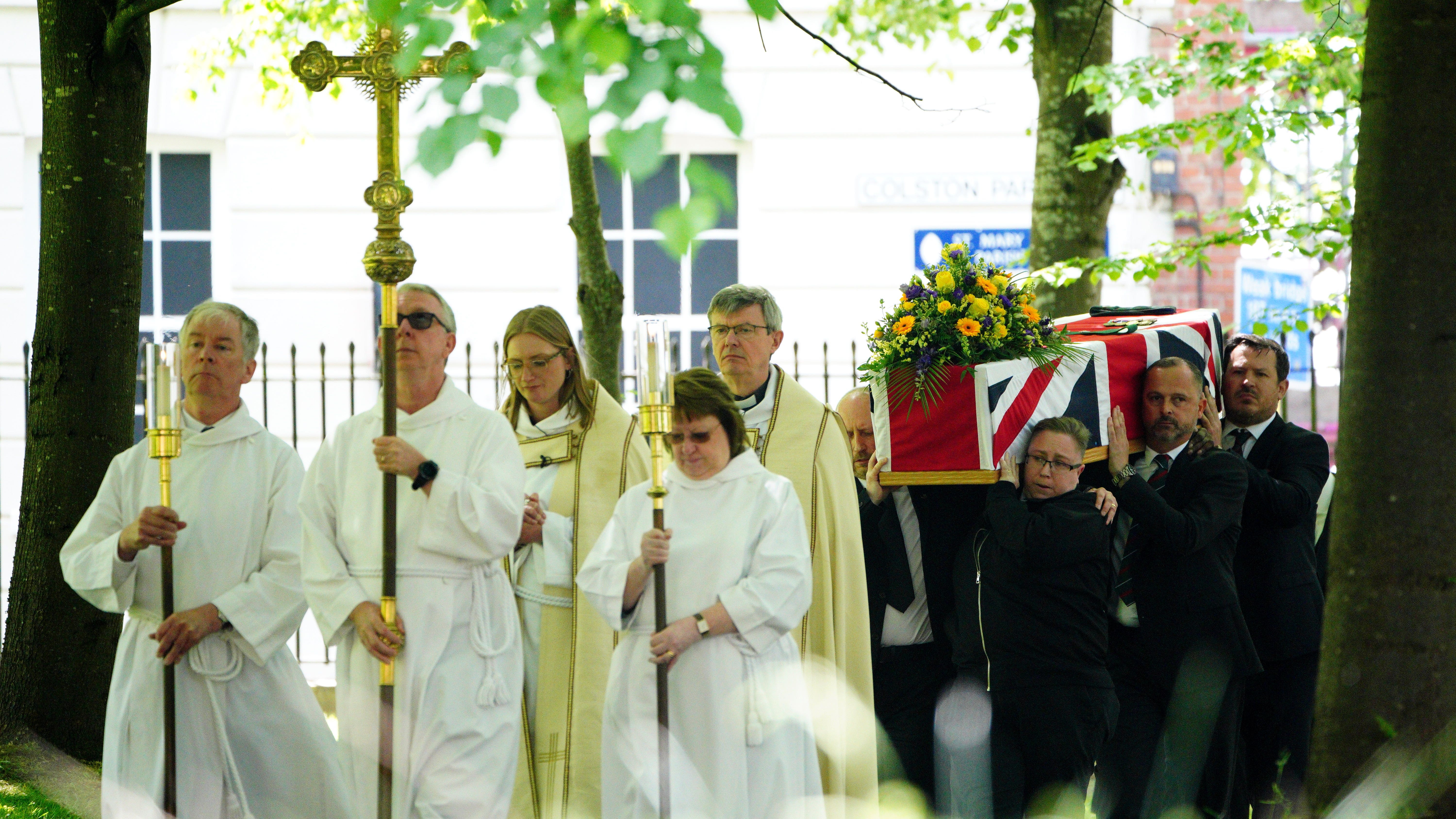 Hundreds pack church to pay tribute to ‘hero’ aid worker killed in Gaza