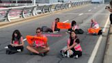 Environmental activists disrupt access to Montreal-Trudeau Airport