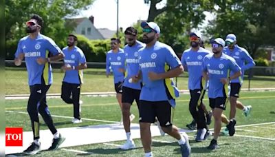 Watch: Hardik Pandya, Suryakumar Yadav, Jasprit Bumrah share first impression of New York ahead of T20 World Cup | Cricket News - Times of India
