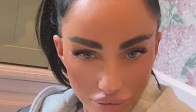 Katie Price shows off new HUGE 'butterfly' lips after getting pout plumped