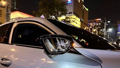 台灣福斯總裁開車與機車碰撞 車禍畫面曝光