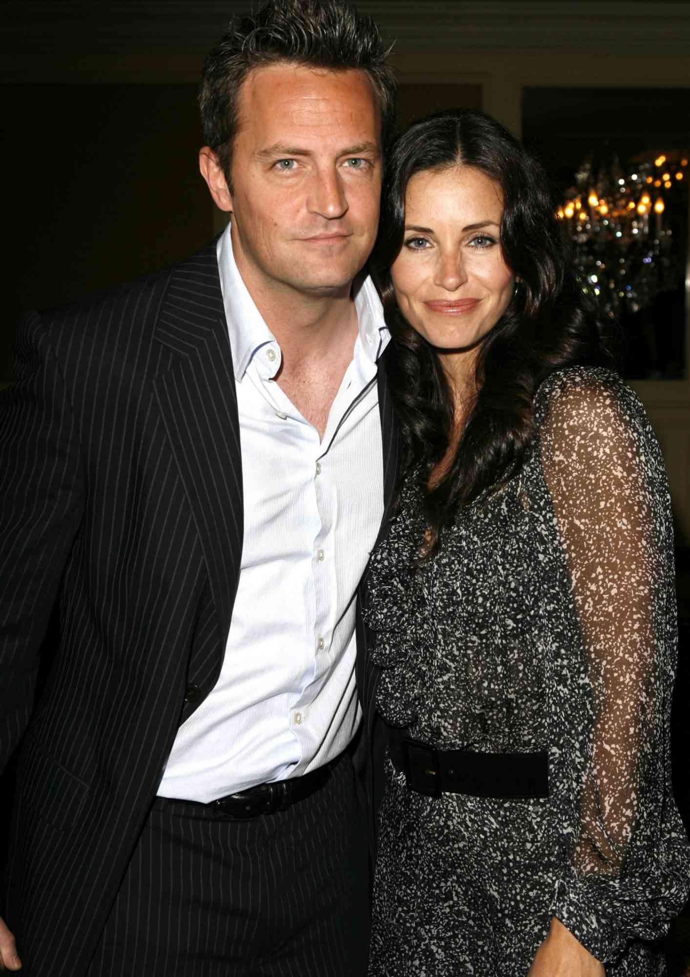 Courteney Cox Says Matthew Perry 'Visits Me a Lot' After His Death and She Can 'Sense' When He's 'Around'