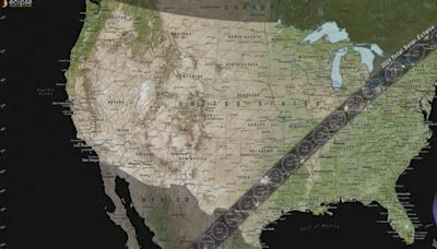 NASA map shows where and when to see the total solar eclipse of April 2024, as the path of totality crosses the US