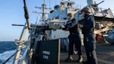 Navy downs four drones targeting ship in Red Sea