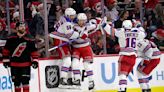 Rangers aim for sweep of Hurricanes in 2nd round of NHL playoffs