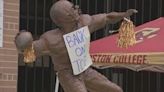 Boston College women’s lacrosse team greeted by fans after winning the National Championship