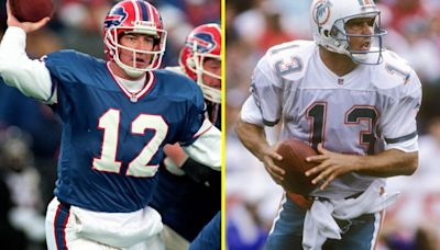 Bills QB Jim Kelly defied injury scare to stun rival Dan Marino and Dolphins