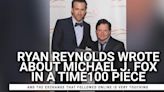 Ryan Reynolds Posts Touching Tribute To Michael J. Fox
