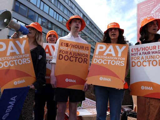 Why thousands of doctors have gone on strike in England a week before UK general election?