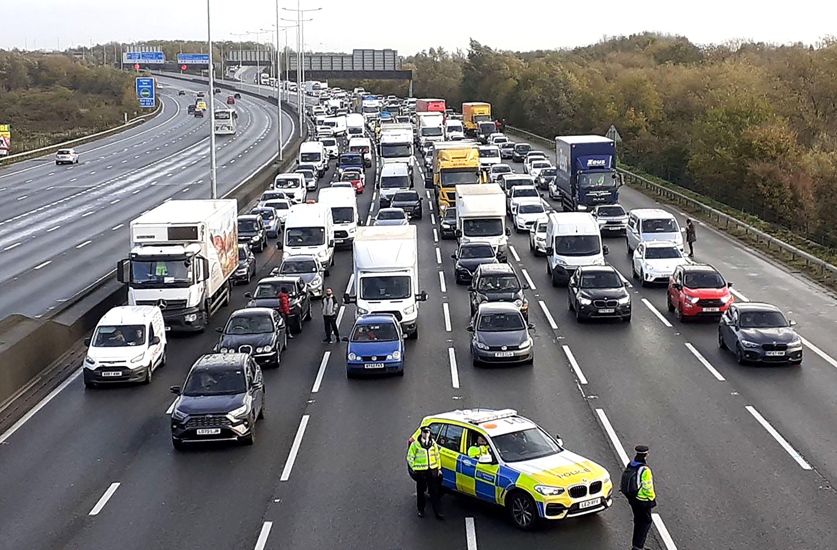 Just Stop Oil protesters jailed after M25 blocked