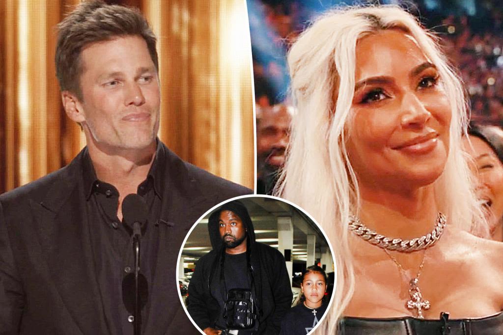 Kim Kardashian reacts to Tom Brady’s savage Kanye West diss after getting booed during roast