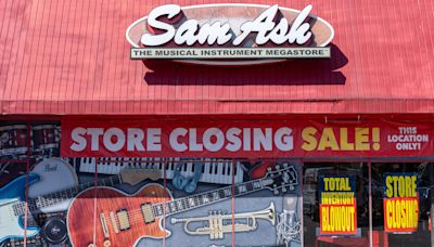 Sam Ash in Cherry Hill to close as retailer shuts down stores