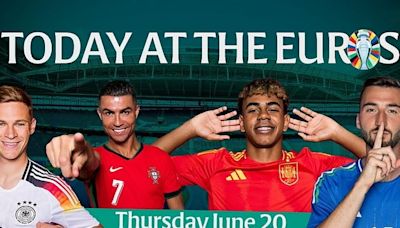 Today at the Euros: Day 7 - Thursday 20th June