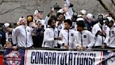 UConn fans celebrate 2nd straight NCAA men's basketball championship at parade in Hartford