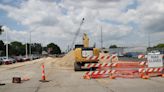 Work continues on Cedar Falls Main Street from 14th to 16th street