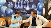 World War II veteran from Burbank celebrates 100th birthday