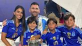 El festejo que no se vio de Messi tras ganar la Copa América: el abrazo con sus hijos y el beso con Antonela | + Deportes