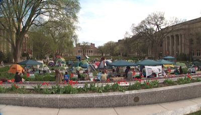 What rights do protesters at the U of M encampment have?