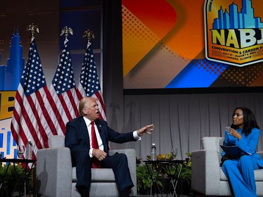 Five explosive moments from Trump’s off-the-rails NABJ interview