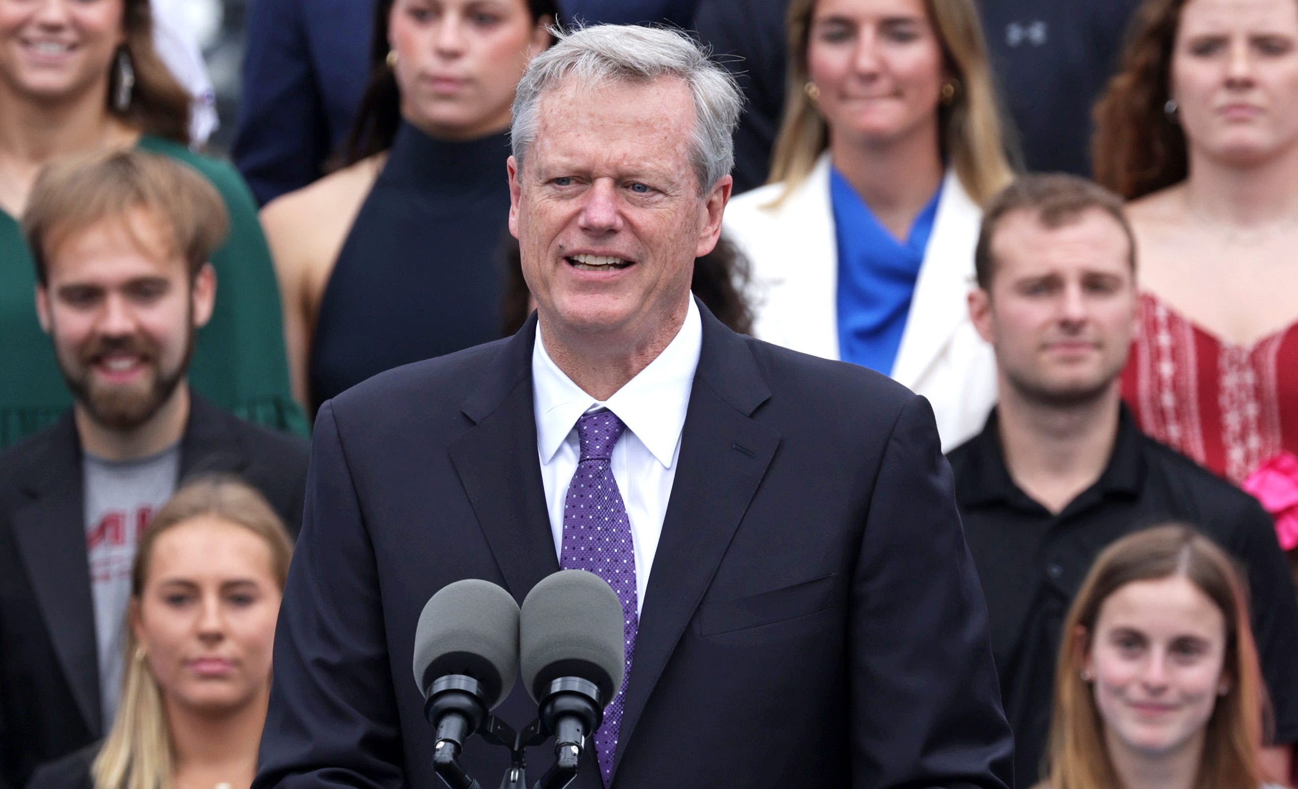 NCAA President Charlie Baker would be 'shocked' if women's tournament revenue units isn't passed