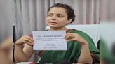 BJP MP Kangana Ranaut Demands Visitors Bring Their Local Aadhaar To Meet Her; Opposition Hits Back