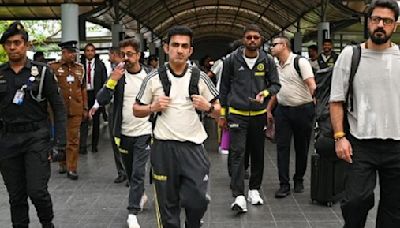 ... Leads Team India Out Of Colombo Airport As Men in Blue Touch Down For White-Ball Cricket Series