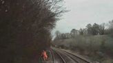 Great Western Railway train nearly hits worker on Devon train track