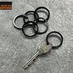 《中華玩家》多功能不銹鋼鑰匙圈/扣環(內徑約25mm)-【BK~黑色】