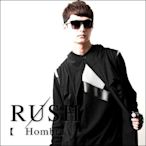 RUSH Hombre (曼谷空運 現貨) 設計師款扣領兩段式拼接外搭長版連帽背心 (男女皆可) (原價780)